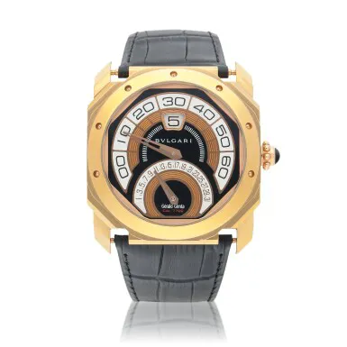 Bulgari BGOP43BGLDBR 44mm Rose gold Black