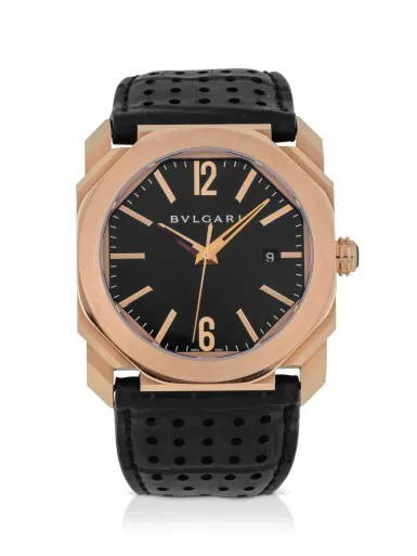 Bulgari Serpenti BGO P 41 G 41.5mm Rose gold Black