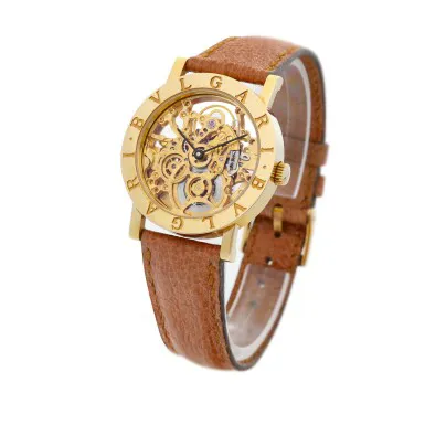 Bulgari BB33GLSK 33mm Yellow gold Skeletonized 4