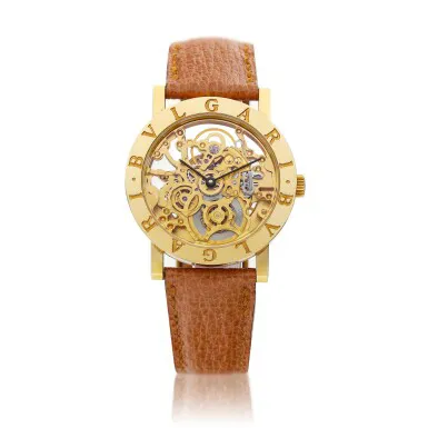 Bulgari BB33GLSK 33mm Yellow gold Skeletonized