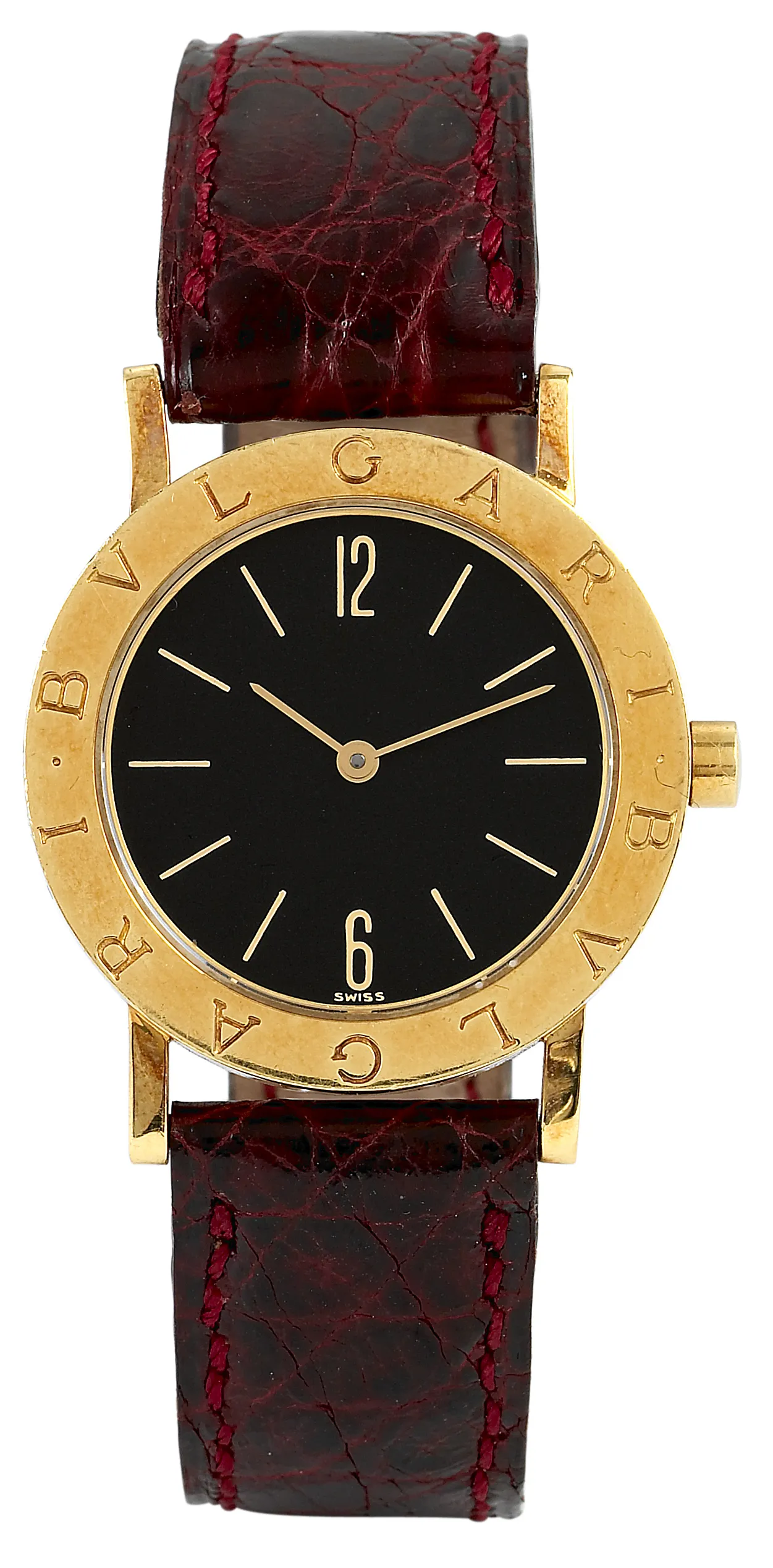 Bulgari BB30GL 30mm Yellow gold Black