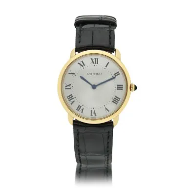 Cartier Ronde Louis de Cartier 0900 34mm Yellow gold Silver