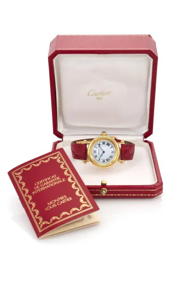 Cartier Diabolo 1460 32mm Yellow gold White