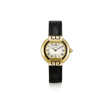 Cartier 1480 26mm Yellow gold Silver