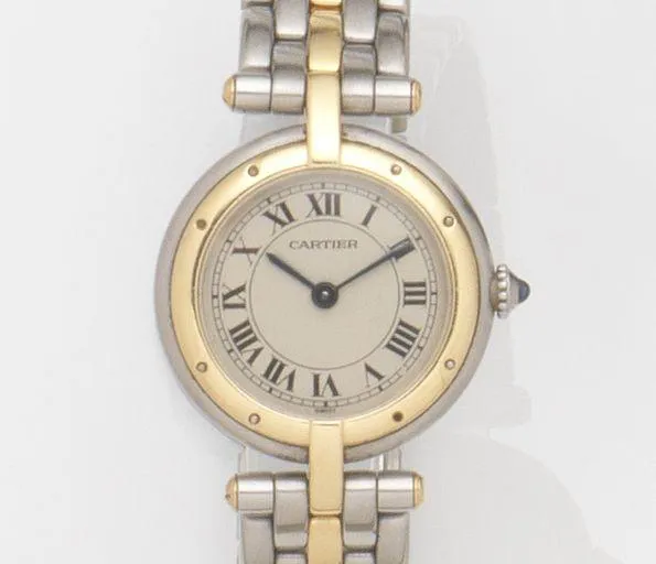 Cartier Vendôme 166920 22mm Yellow gold and Stainless steel Cream