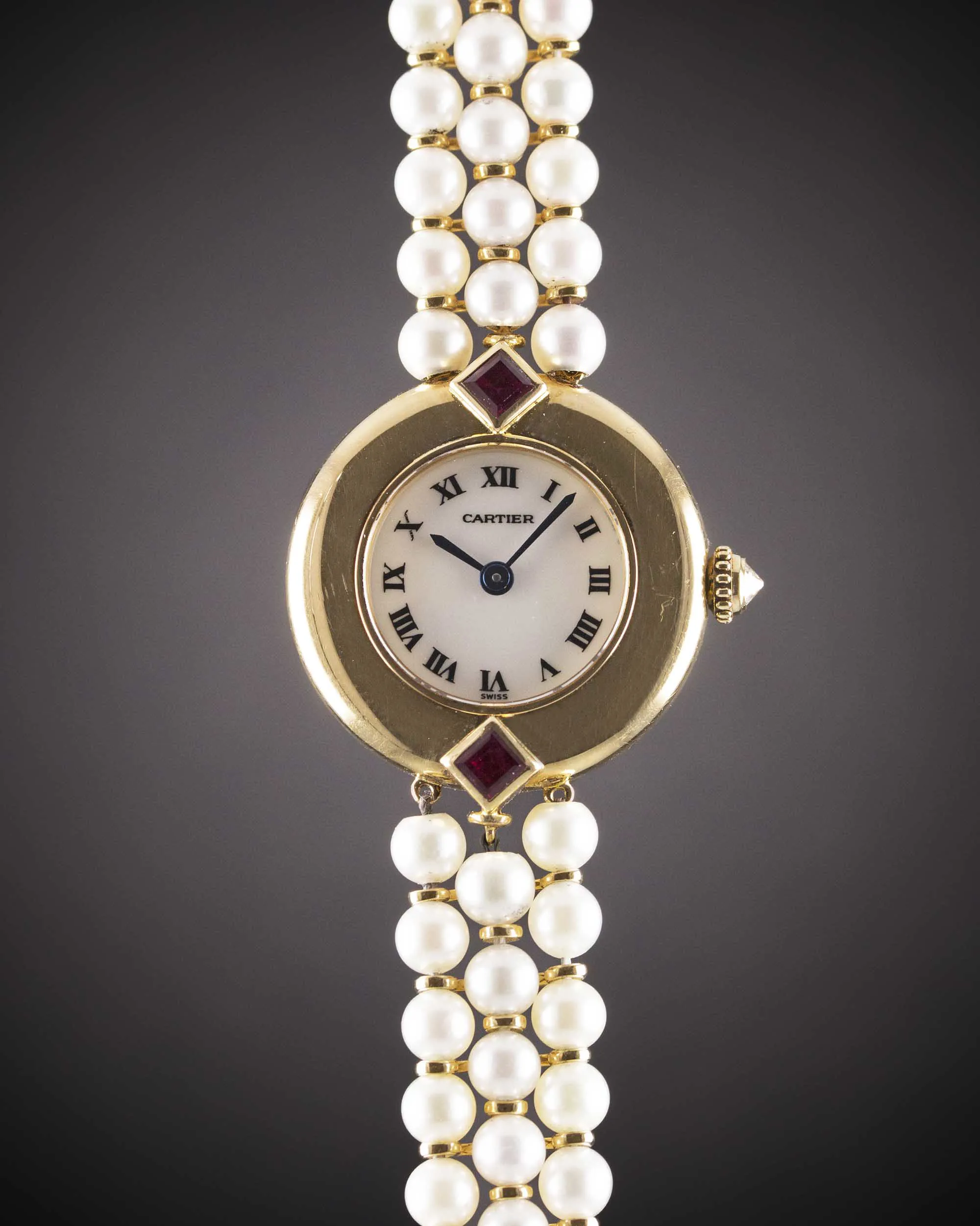 Cartier 1989 24mm Yellow gold Mother-of-pearl