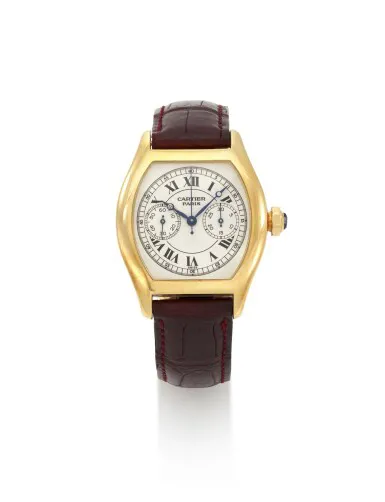 Cartier Tortue 2356 35mm Yellow gold Silver 1