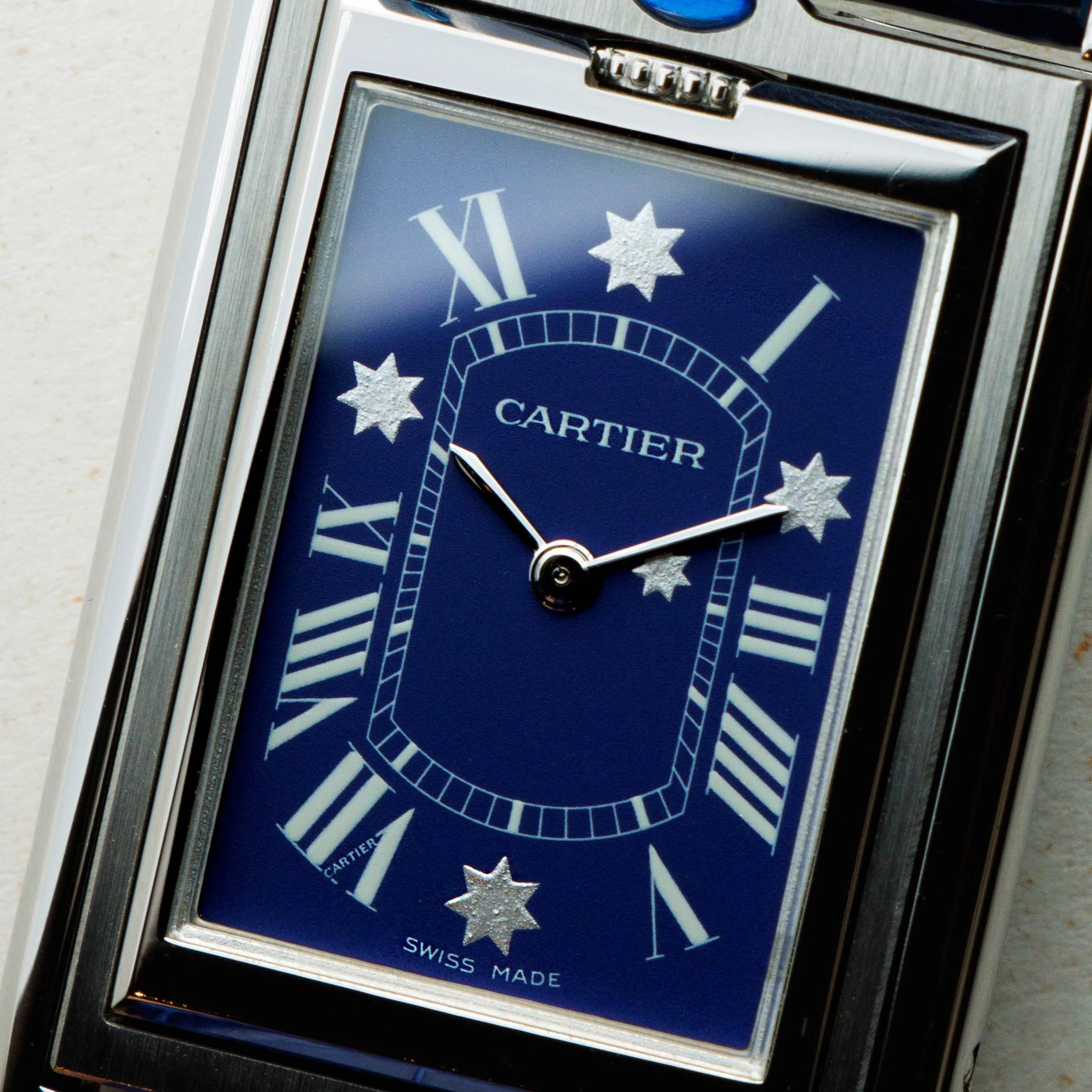 Cartier Basculante Le Australia 2390 25mm Stainless steel Blue 12