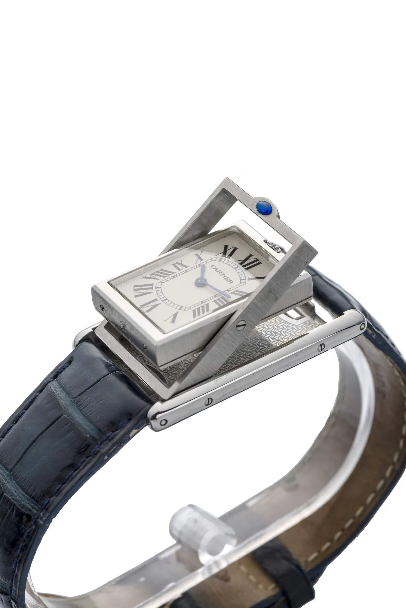 Cartier Tank Basculante Mécanique 2390 25mm Stainless steel Silver