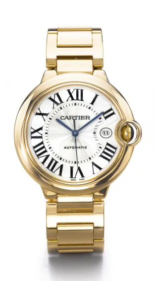 Cartier Ballon Bleu 2999 42mm Rose gold Silver