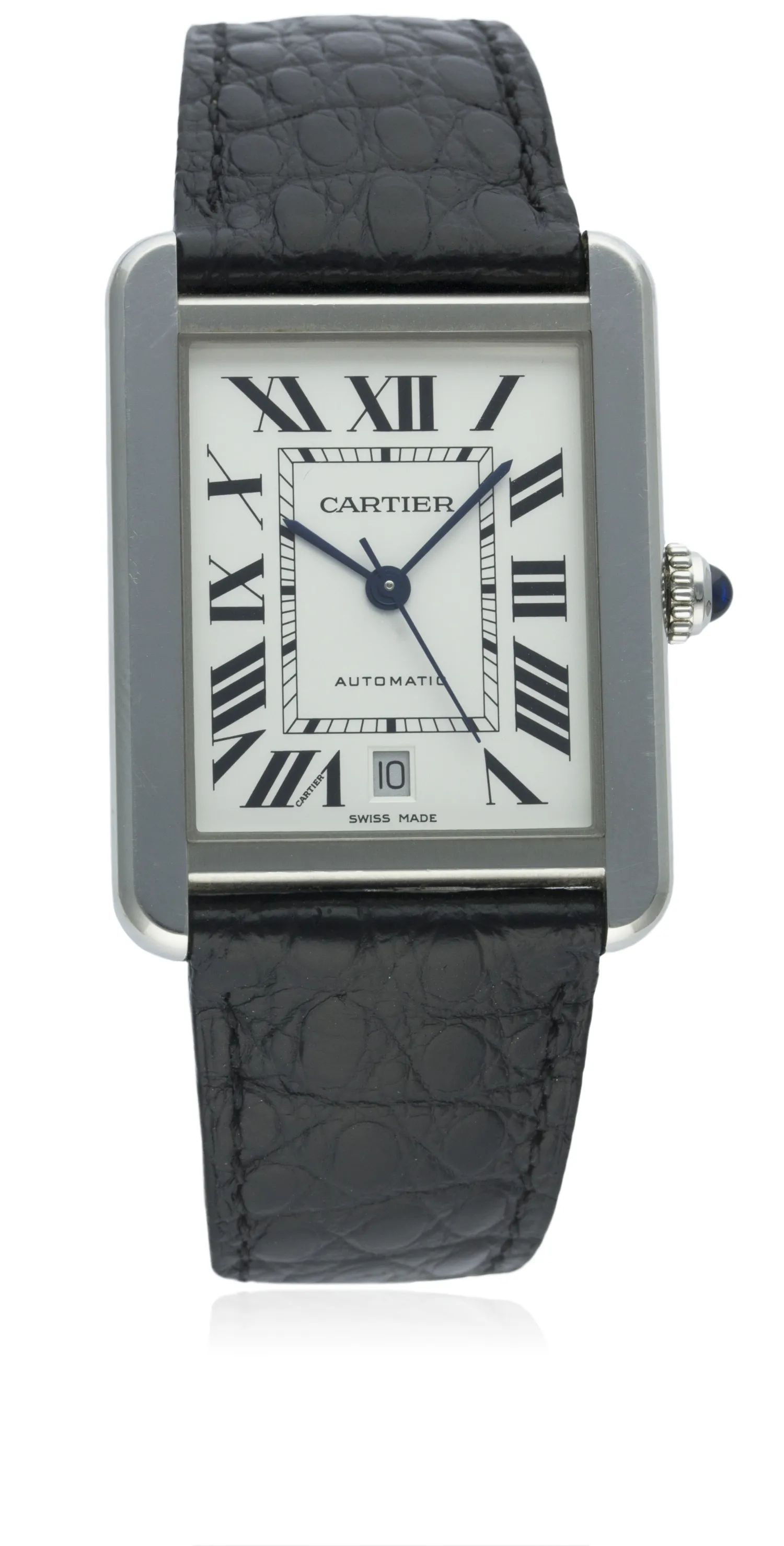 Cartier Tank Solo XL 3800 41mm Stainless steel Silver