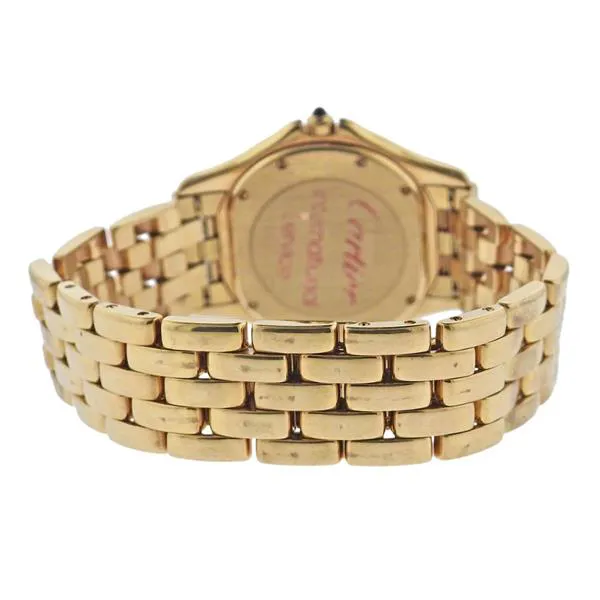 Cartier Cougar 887904 33mm Yellow gold Cream