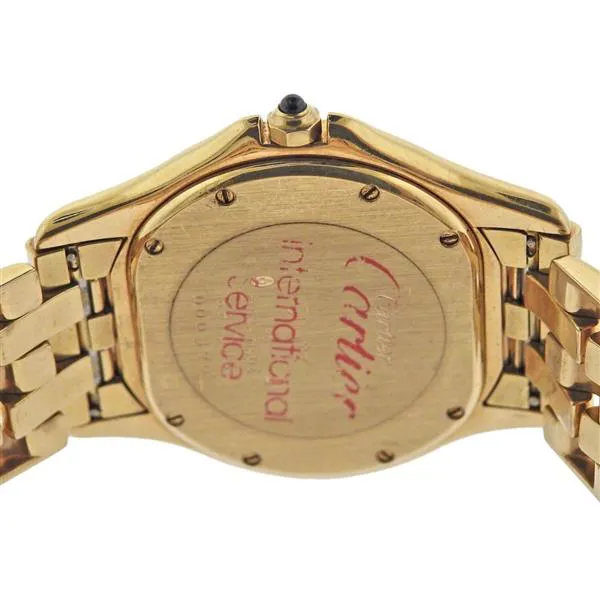 Cartier Cougar 887904 33mm Yellow gold Cream 1