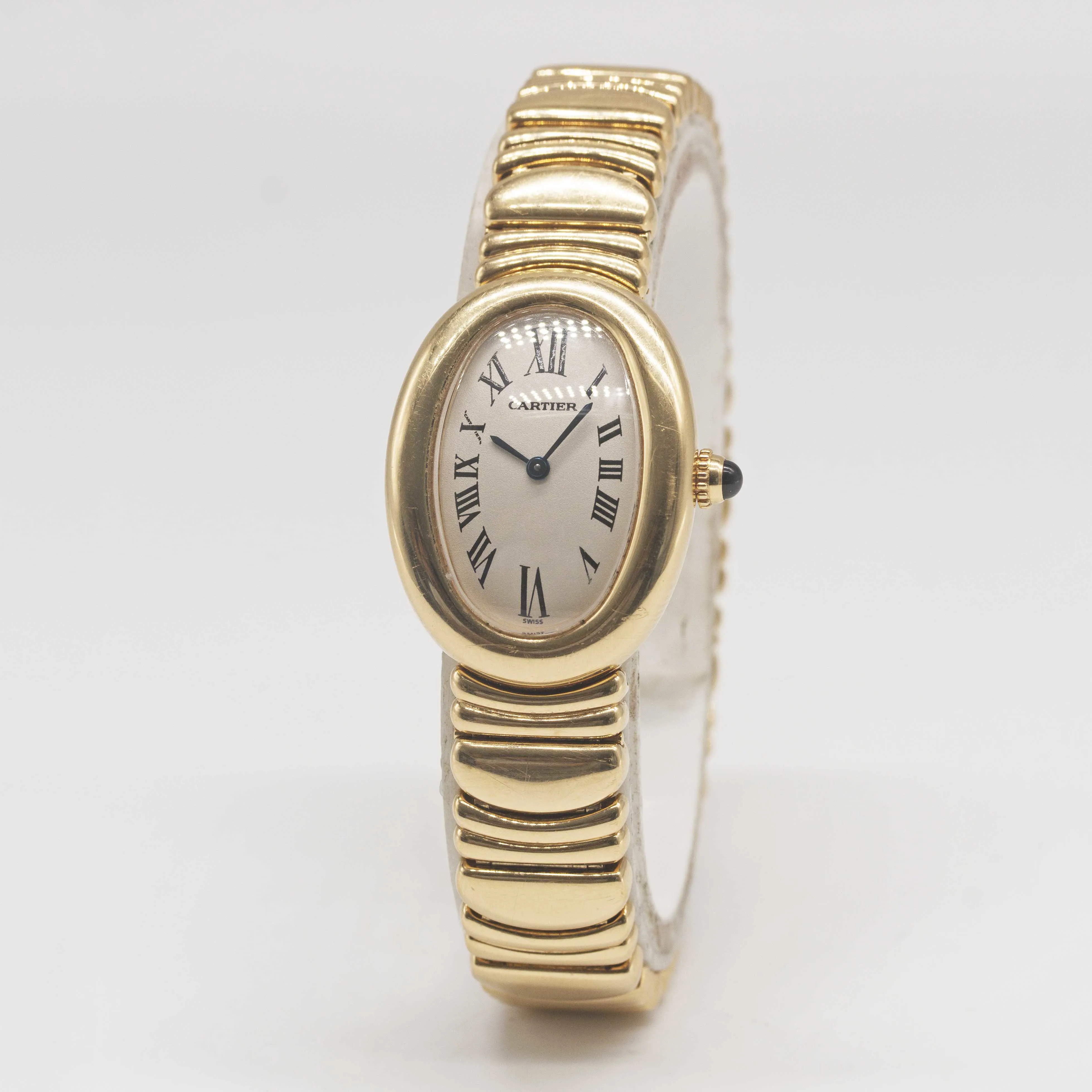 Cartier Baignoire 1954 31mm Yellow gold White 2