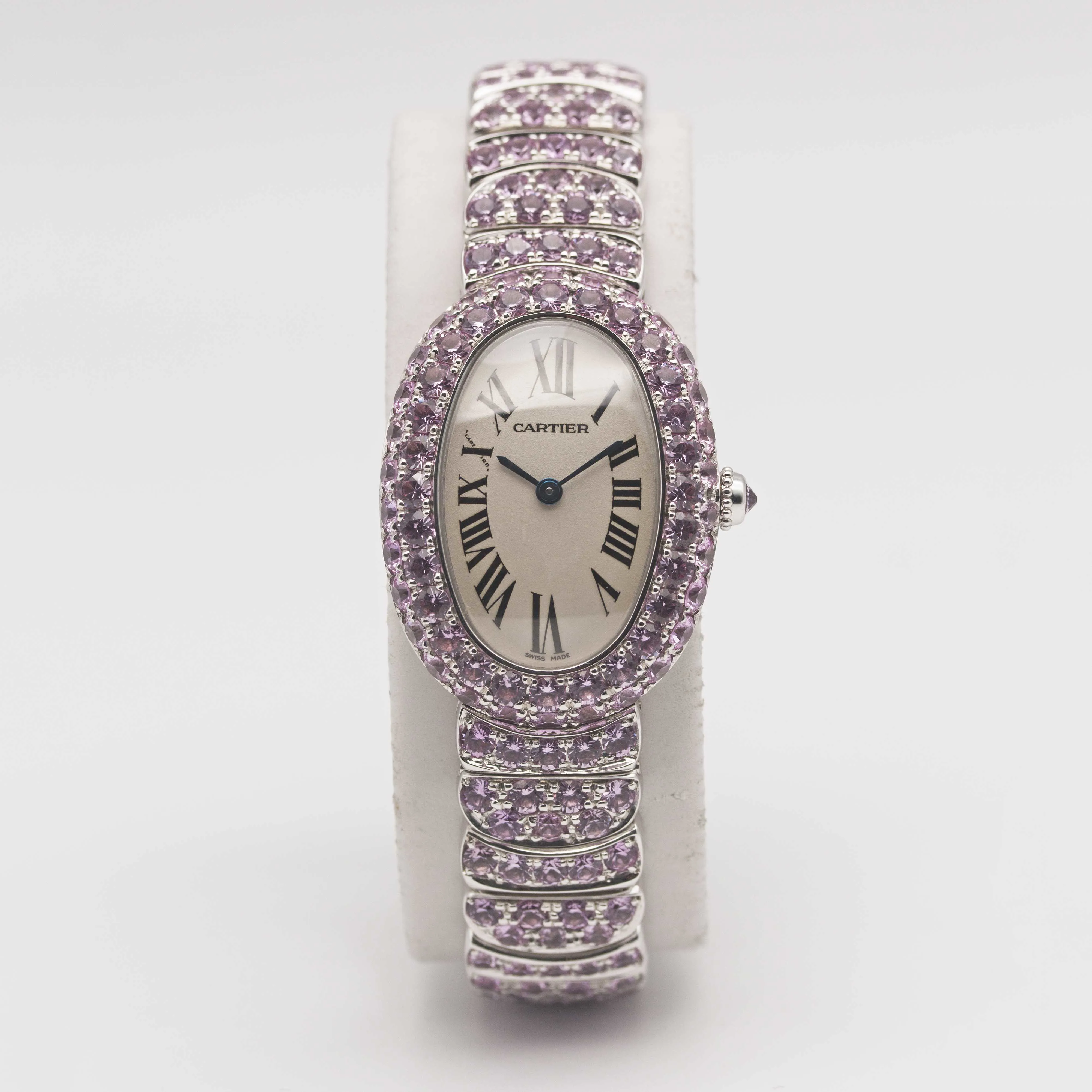 Cartier Baignoire 1955 31mm White gold White 8