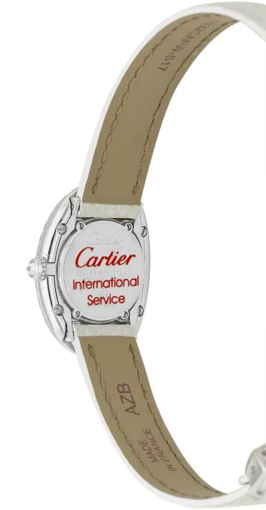 Cartier Baignoire 1955 22.5mm White gold Silver 3