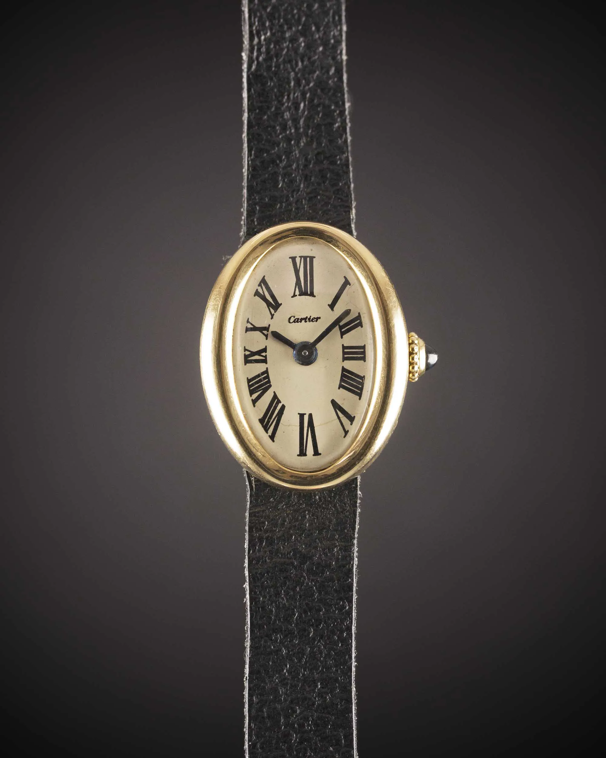 Cartier Baignoire WB520005 25mm Yellow gold Cream