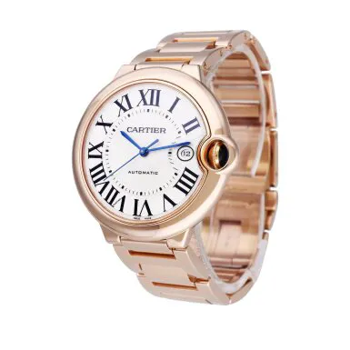 Cartier Ballon Bleu 2999 42mm Rose gold Silver 6