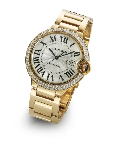 Cartier Ballon Bleu 2999 42mm Rose gold Silver