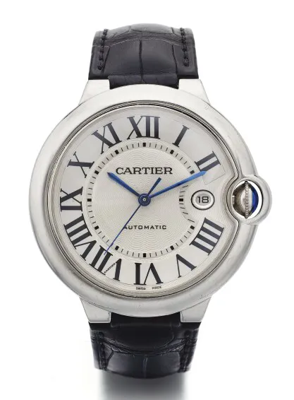 Cartier Ballon Bleu 3000 42mm White gold Silver