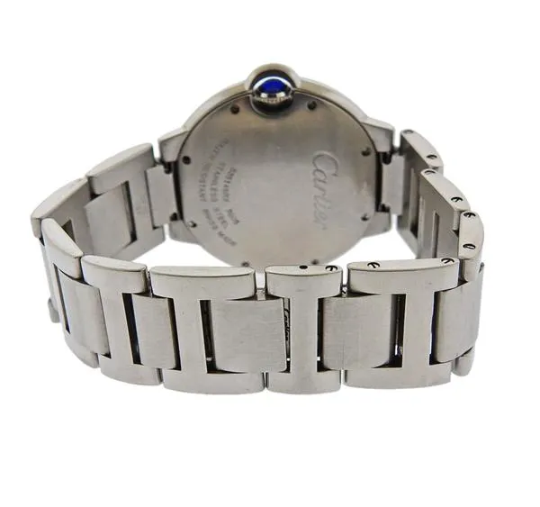 Cartier Ballon Bleu 3005 36mm Stainless steel Silver Guilloche 2