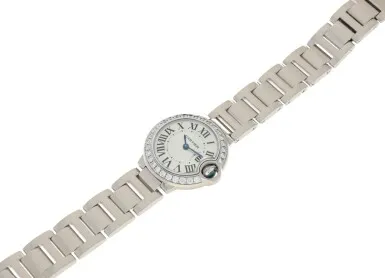 Cartier Ballon Bleu 3008 28.5mm White gold Silver 5