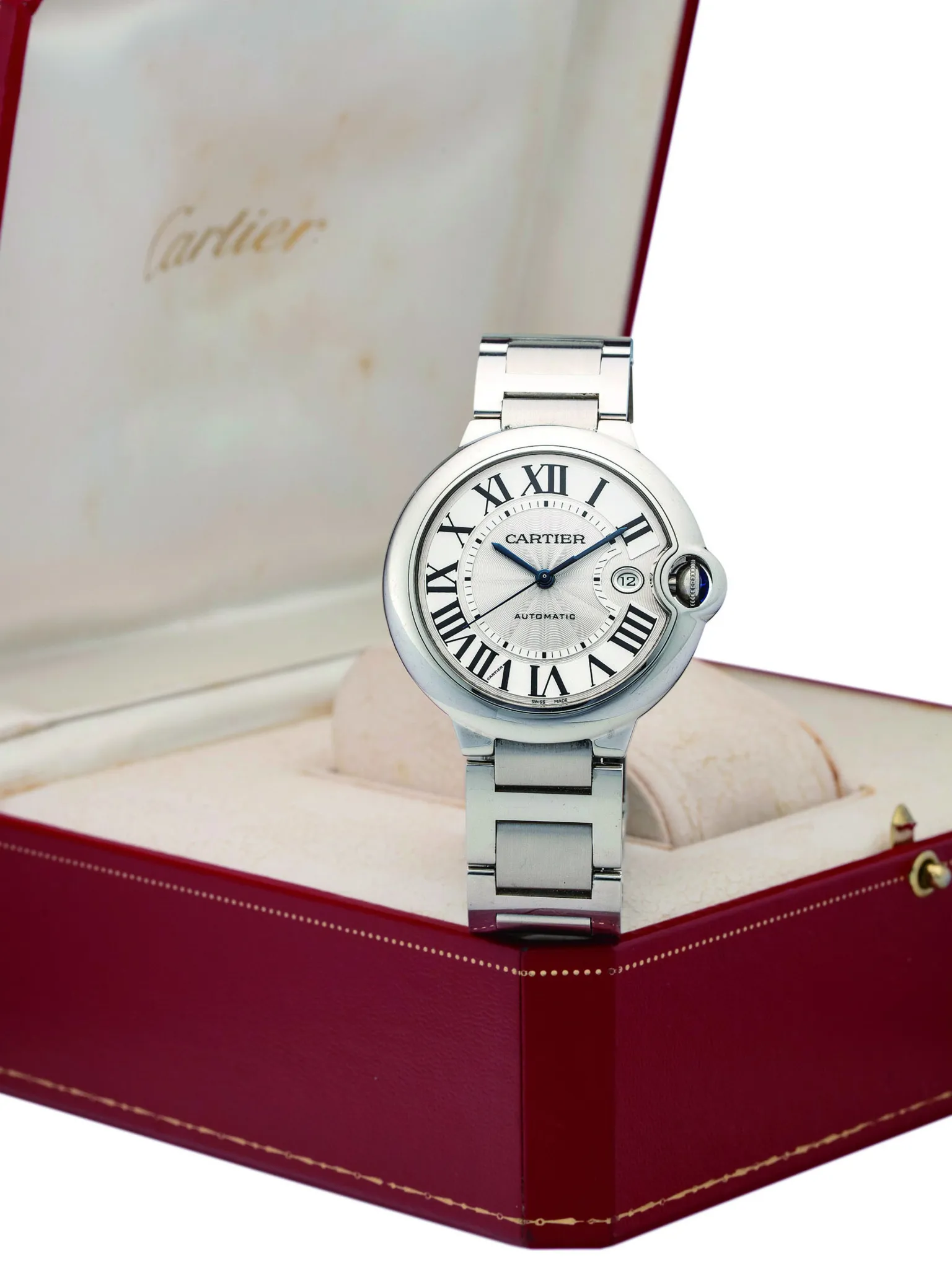 Cartier Ballon Bleu 3765 42mm Stainless steel Silver