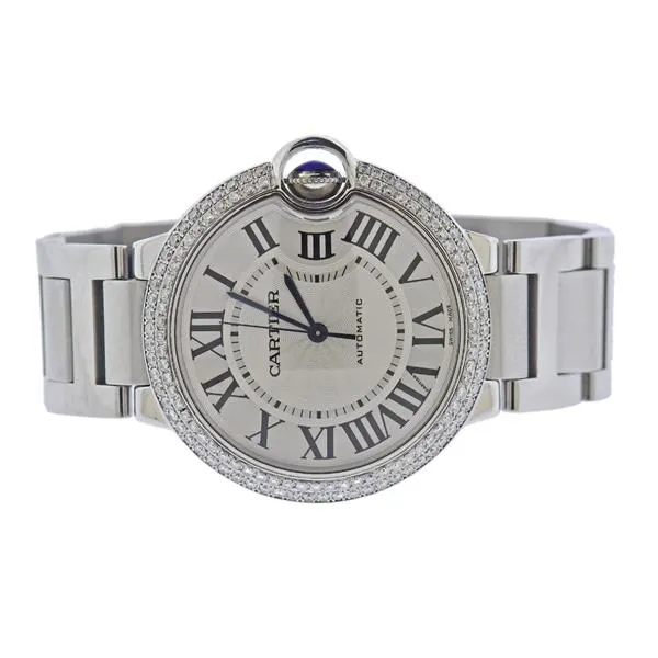 Cartier Ballon Bleu 3284 38mm Stainless steel Silver