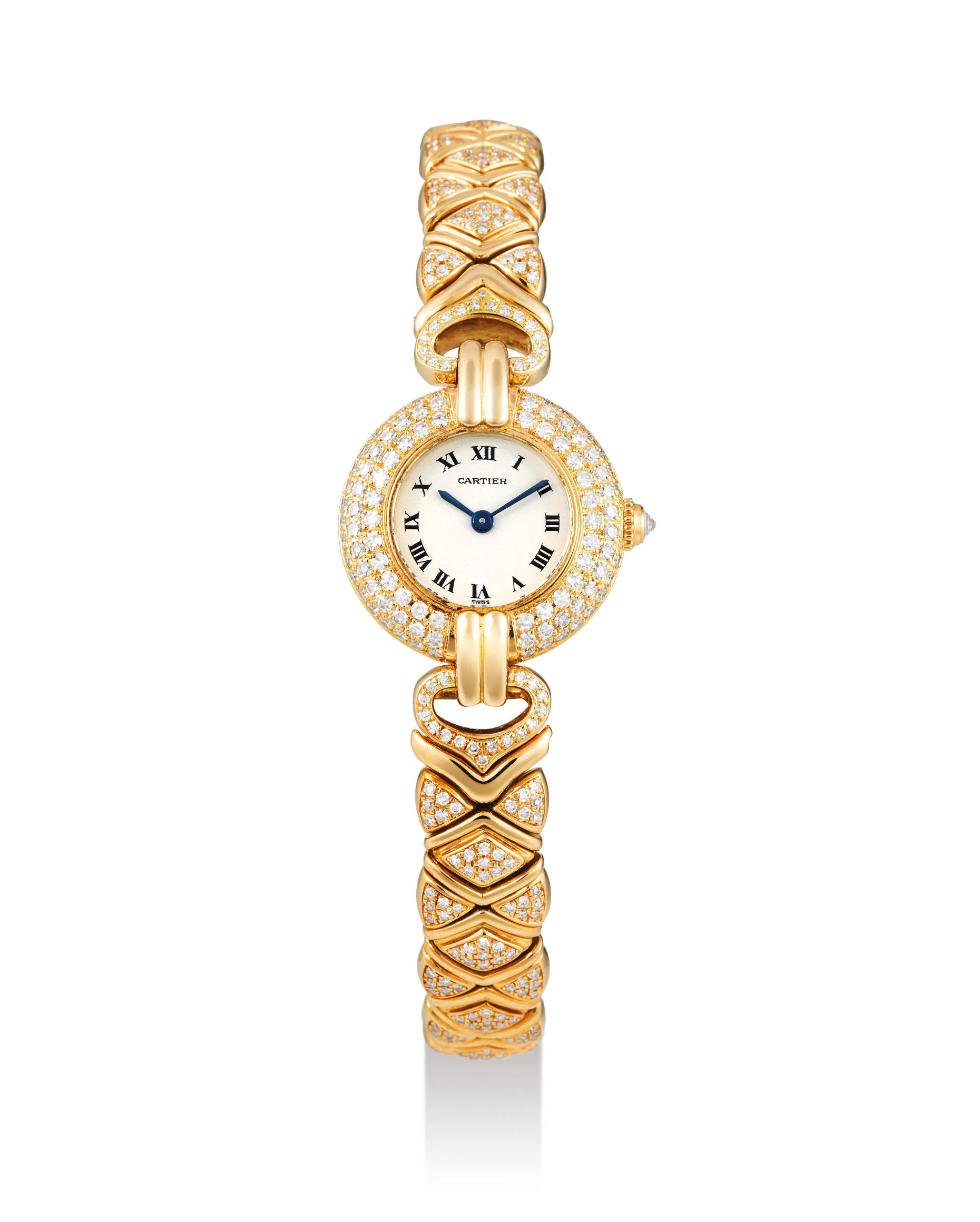 Cartier Colisee 8057922 23mm Yellow gold Silver