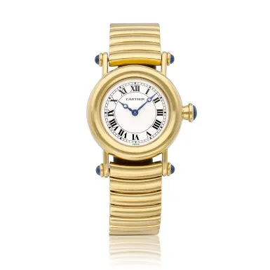 Cartier Diabolo 1440 27mm Yellow gold Silvered