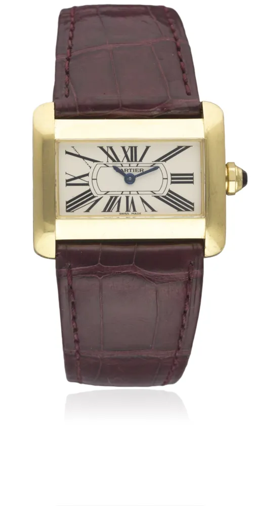 Cartier Divan 2601 26mm 18k solid gold White