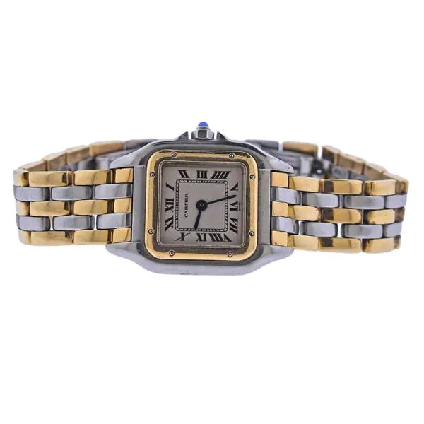 Cartier Panthère 1120 22mm Yellow gold and Stainless steel White