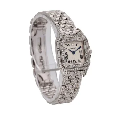 Cartier Panthère 1660 30mm White gold Cream 4