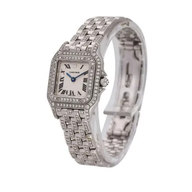 Cartier Panthère 1660 30mm White gold Cream 5