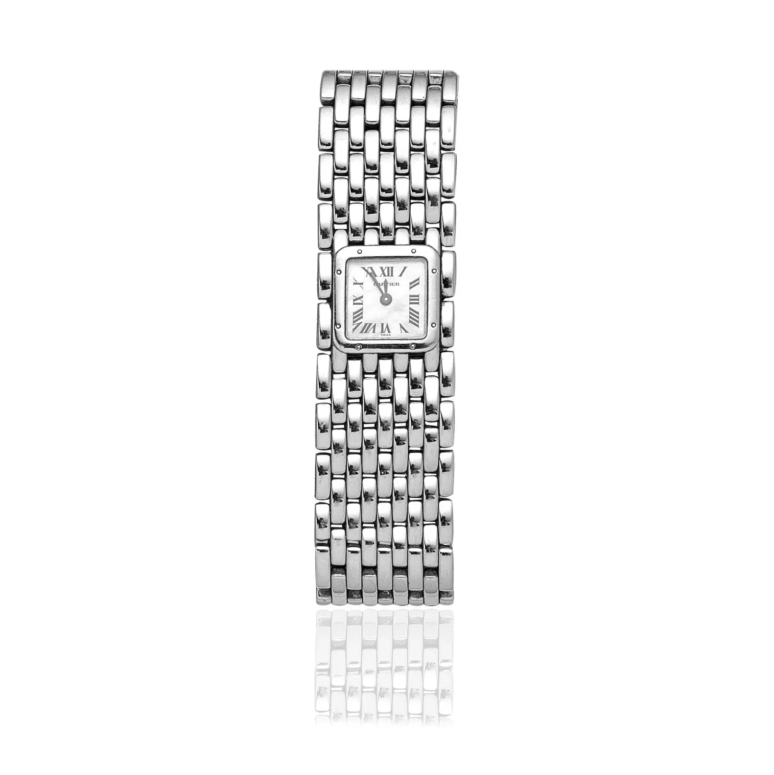 Cartier Panthère 2420 21mm Stainless steel Mother-of-pearl