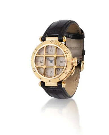 Cartier Pasha 1021 38mm Yellow gold Silver 3