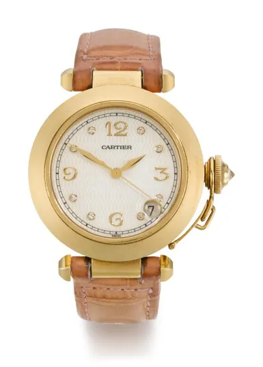 Cartier Pasha 1035 36mm Yellow gold Mother-of-pearl