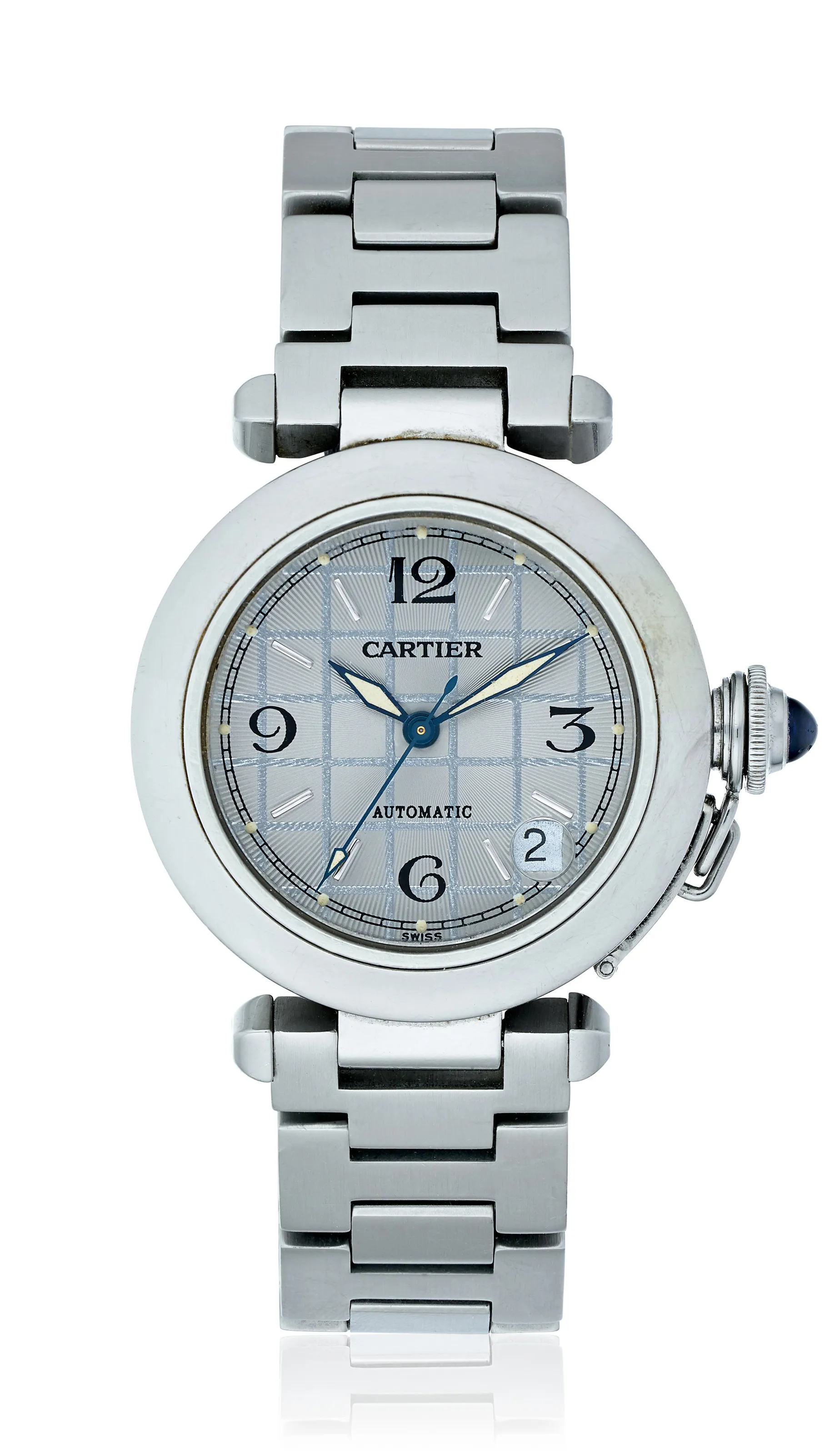 Cartier Pasha 2324 35.5mm Stainless steel Silver