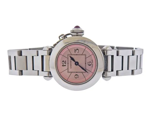 Cartier Pasha 2973 27mm Stainless steel Pink