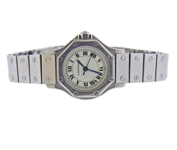 Cartier Santos 0907 23mm Stainless steel White