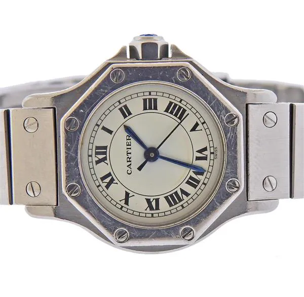 Cartier Santos 0907 23mm Stainless steel White 1