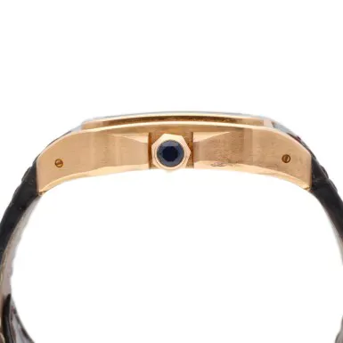 Cartier Santos 100 2792 38.5mm Rose gold Silver 2