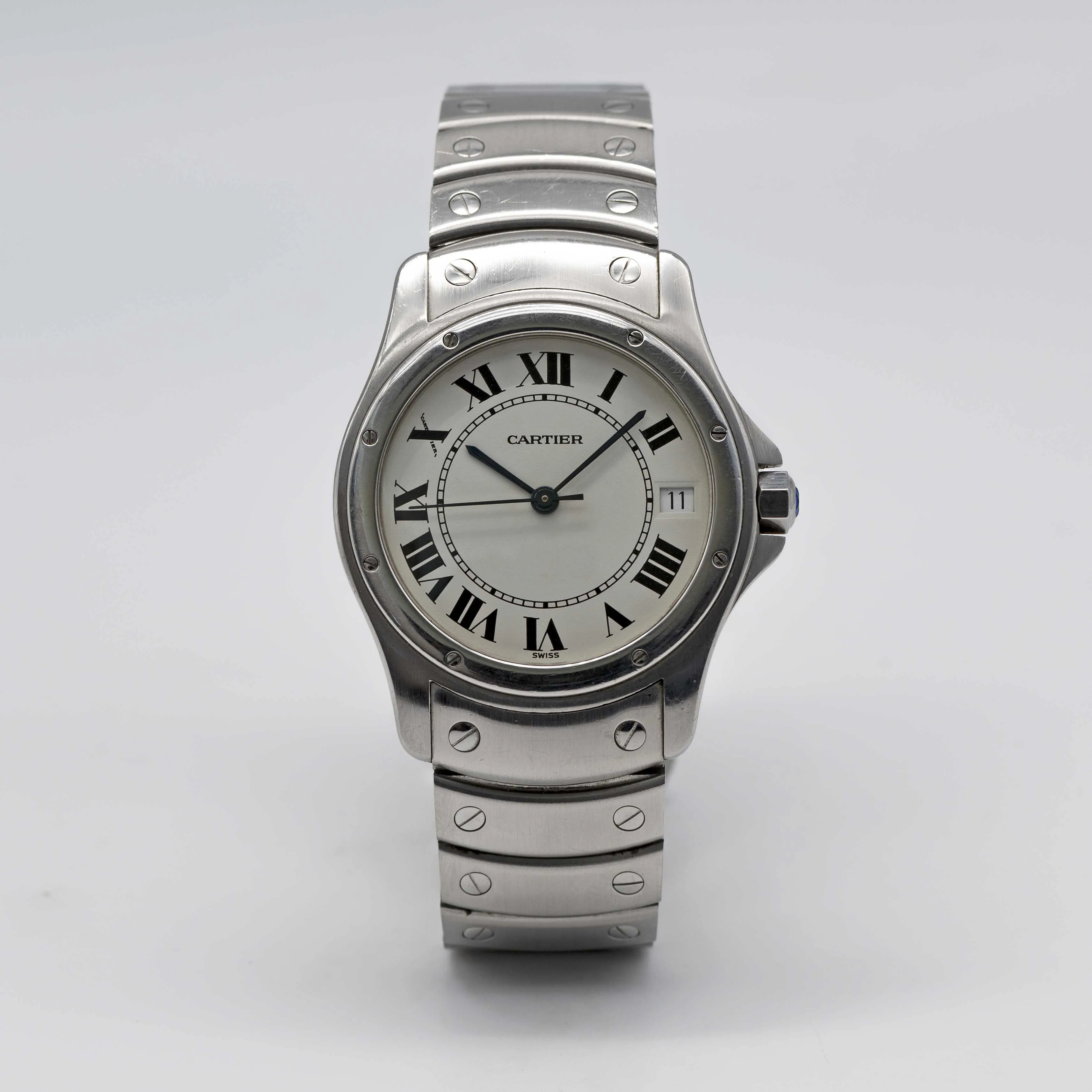 Cartier Santos 1920-1 34mm Stainless steel Silver 1