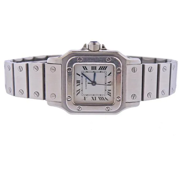 Cartier Santos 2423 24mm Stainless steel White 2