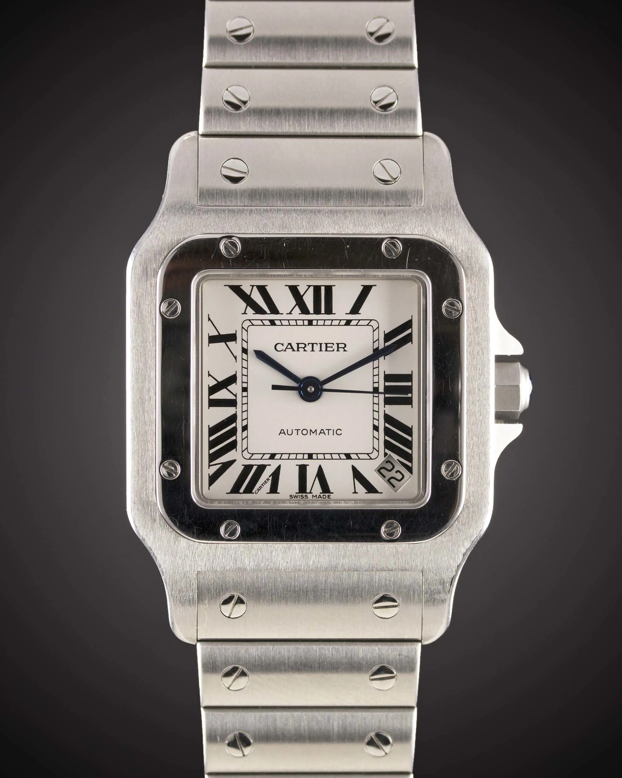 Cartier Santos 2823 32mm Stainless steel signed