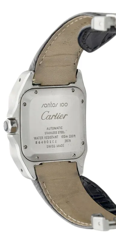 Cartier Santos 100 2878 33mm Stainless steel Silver 2