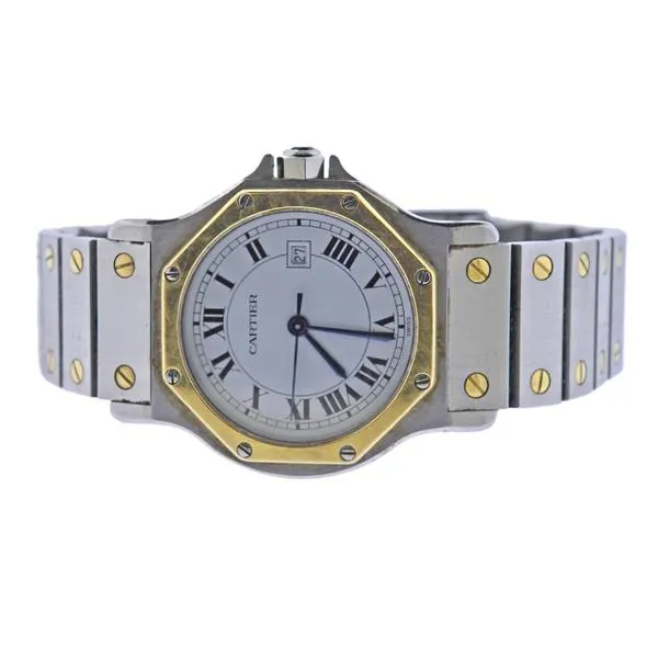 Cartier Santos 2966 29mm Yellow gold White