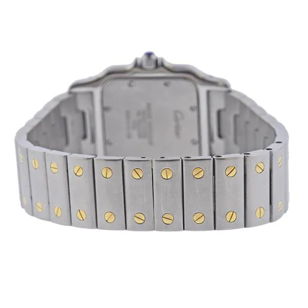 Cartier Santos Galbée 1566 29mm Yellow gold and Stainless steel White 2