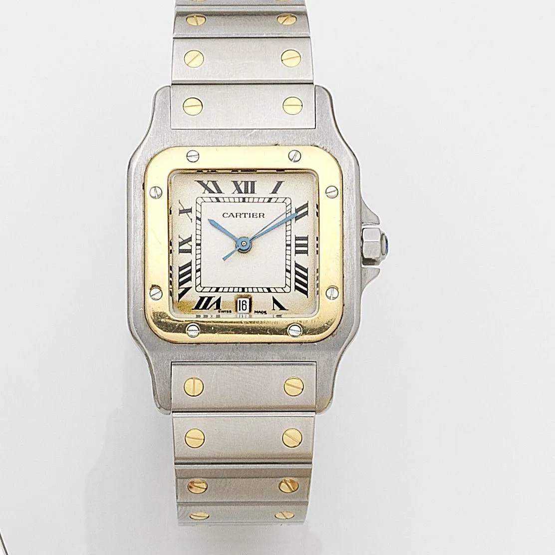 Cartier Santos 187901 29mm STAINLESS STEEL AND GOLD Champagne