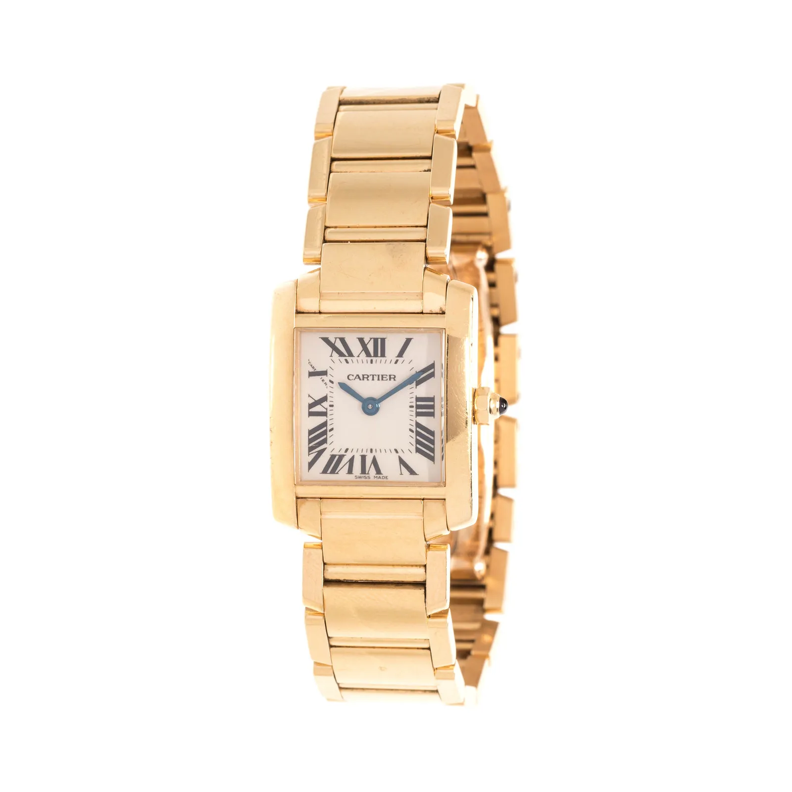 Cartier Tank 2385 20mm Yellow gold Ivory
